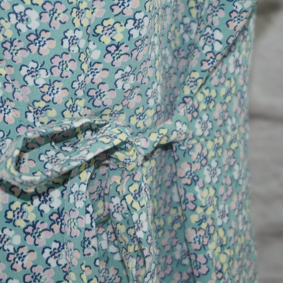 Vintage 80s Skort Romper Dress Medium - Picture 3 of 9